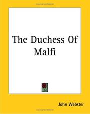 Cover of: The Duchess Of Malfi by John Webster