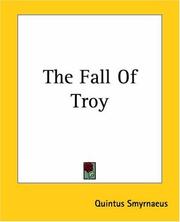 Cover of: The Fall Of Troy | Quintus Smyrnaeus