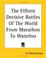 Cover of: The Fifteen Decisive Battles Of The World From Marathon To Waterloo