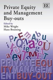 Cover of: Private Equity And Management Buyouts