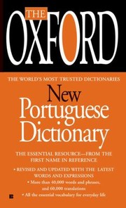 Cover of: The Oxford New Portuguese Dictionary Portugueseenglish