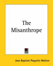 Cover of: The Misanthrope by Molière