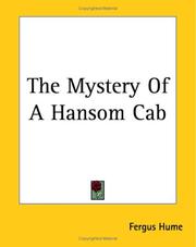 Cover of: The Mystery Of A Hansom Cab by Fergus Hume