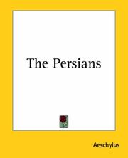 Cover of: The Persians by Aeschylus