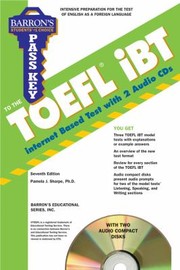 Cover of: Pass Key To Toefl Ibt Test Of English As A Foreign Language Internetbased Test