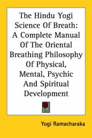 Cover of: The Hindu Yogi Science of Breath | Yogi Ramacharaka