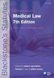 Cover of: Blackstones Statutes On Medical Law