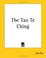 Cover of: The Tao Te Ching
