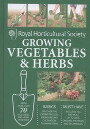 Cover of: Rhs Growing Vegetables Herbs