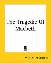Cover of: The Tragedie Of Macbeth by William Shakespeare
