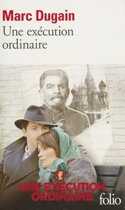 Cover of: Une Excution Ordinaire by 