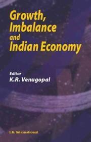 Cover of: Growth Imbalance And Indian Economy