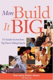 Cover of: More Build It Big by Direct Selling Women's Alliance