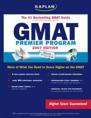 Cover of: Kaplan GMAT, 2007 Edition by Kaplan Publishing, Kaplan Publishing