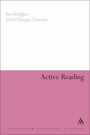 Cover of: Active Reading Transformative Writing In Literary Studies