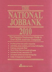 Cover of: The National Jobbank 2010