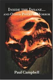 Cover of: Inside the Insane...: and Other Pieces of Horror
