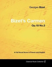 Cover of: Carmen Opera In 4 Acts by 
