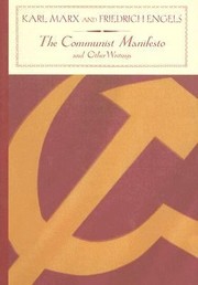 Cover of: The Communist Manifesto And Other Writings