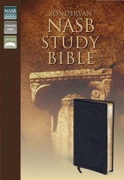 Cover of: New American Standard Study Bible Black Leather