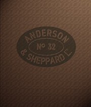 Cover of: Anderson  Sheppard by 