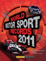 Cover of: World Motor Sport Records 2011 by 