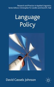 Language Policy by David Cassels Johnson