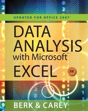 Cover of: Data Analysis with Microsoft Excel with Access Code by 