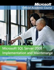 Cover of: 70432 Microsoft Sql Server Database Administration Package