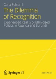 The Dilemma of Recognition by Carla Schraml