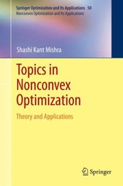 Cover of: Topics In Nonconvex Optimization Theory And Applications