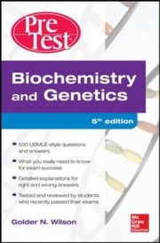 Cover of: Biochemistry And Genetics Pre Test Selfassessment And Review by 