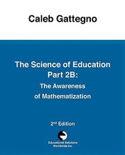 Cover of: The Science of Education Part 2b by 