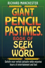 Cover of: Giant Pencil Pastimes Book Of Seekaword