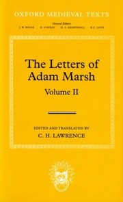 Cover of: The Letters Of Adam Marsh by 