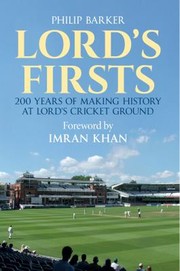 Cover of: Lords First Bicentenary Of Lords Cricket Ground