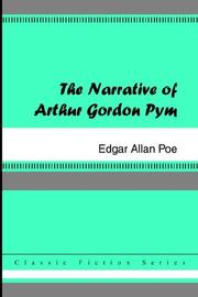 Cover of: The Narrative of Arthur Gordon Pym by Edgar Allan Poe