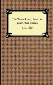 Cover of: The Waste Land, Prufrock And Other Poems by Caroldean K. Cummings, T. S. Eliot