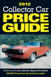 Cover of: 2012 Collector Car Price Guide