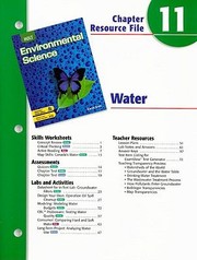 Cover of: Holt Environmental Science Chapter 11 Resource File by 