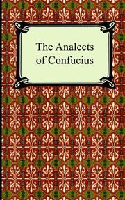 Cover of: The Analects of Confucius by Confucius