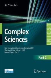 Cover of: Complex Sciences by Jie Zhou