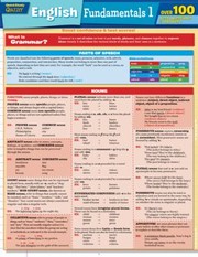 Cover of: English Fundamentals 1 Quizzer