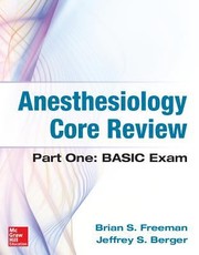 Cover of: Anesthesiology Core Review