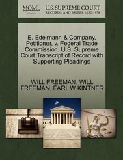 Cover of: E Edelmann Company Petitioner