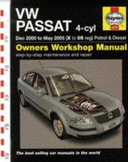 Vw Passat Service And Repair Manual by A. K. Legg