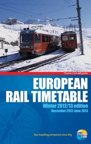 Cover of: European Rail Timetable Rail And Ferry Services Throughout Europe