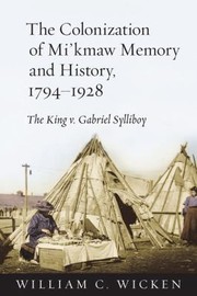 Cover of: Coloniz Mikmaw Memory Hist 17941928