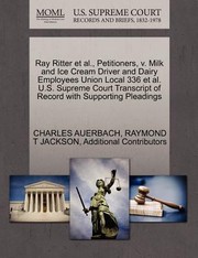 Cover of: Ray Ritter Et Al Petitioners