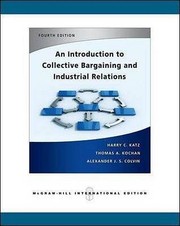 Cover of: An Introduction To Collective Bargaining And Industrial Relations